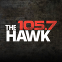 105.7 The Hawk-Logo