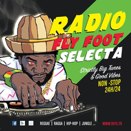 Radio Fly Foot Selecta  -Logo