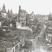 Die Zerstörung des Krieges wirft Schatten auf Belgrad.