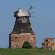 In einer echten Windmühle soll Jan das Müllerhandwerk lernen 