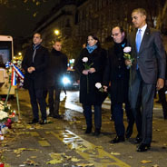Barack Obama hat das Bataclan nach dem Anschlag auch aufgesucht