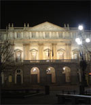 Die Callas auf der Bühne der Teatro alla Scala in Mailand