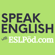 Speak English with ESLPod.com - Learn English Fast-Logo