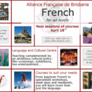 Alliance Francaise de Brisbane's podcast-Logo