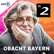 Obacht Bayern mit Gerald Huber-Logo