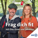 WDR 2 Frag dich fit – mit Doc Esser und Johanna-Logo
