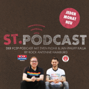 St. Podcast: Der FC St. Pauli Podcast mit ROCK ANTENNE Hamburg-Logo