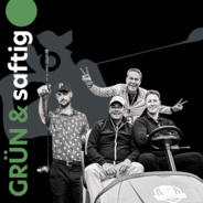 Grün & saftig - der Golfpodcast-Logo