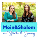 "Moin & Shalom" mit Sarah und Jenny (by Raawi)-Logo